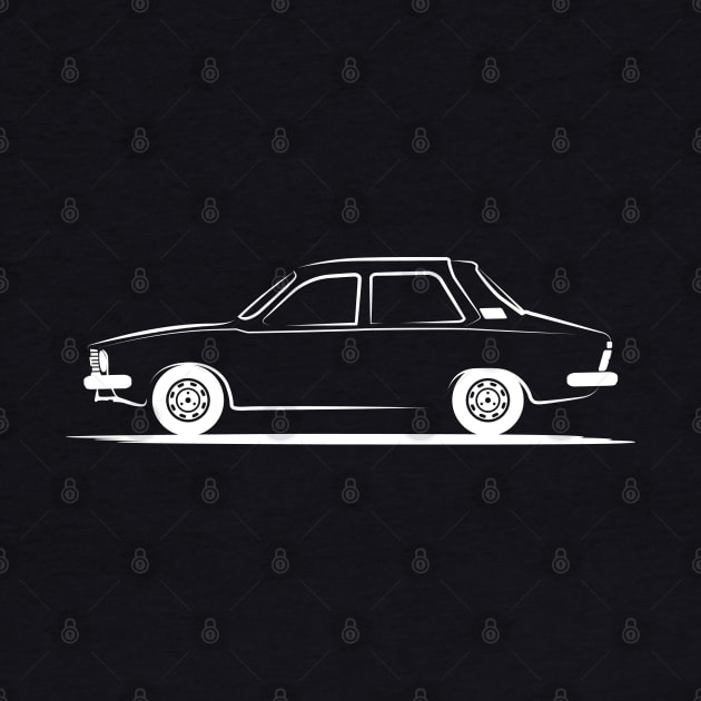 Renault 12 Renault R12 White by PauHanaDesign